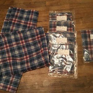 NIP JC Penney Home Collection Deerfield Plaid Window Treatments